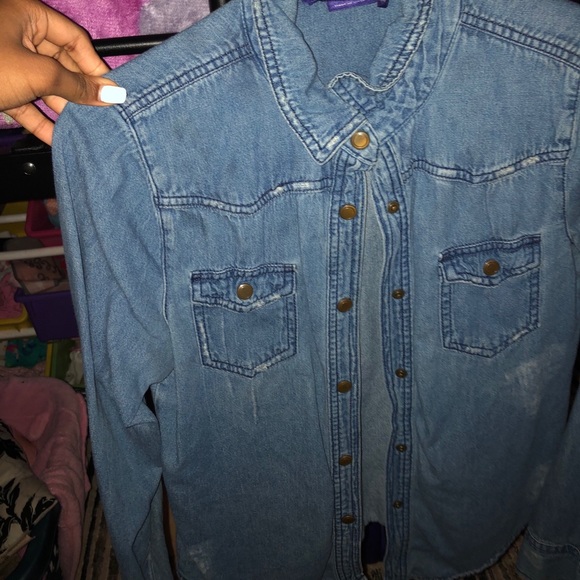 denim button up shirt - Picture 1 of 1
